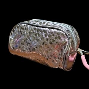 Small Lancôme New Unused Metalic Makeup Bag